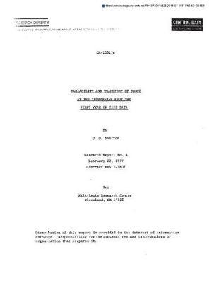 Variability and Transport of Ozone at the Tropopause from the First Year of Gasp Data