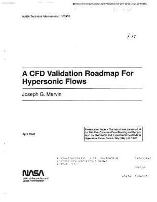 A Cfd Validation Roadmap for Hypersonic Flows
