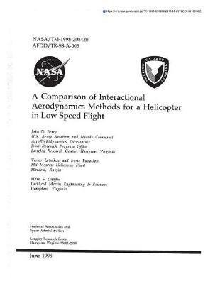 A Comparison of Interactional Aerodynamics Methods for a Helicopter in Low Speed Flight