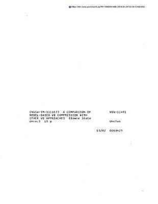 A Comparison of Model-Based Vq Compression with Other Vq Approaches