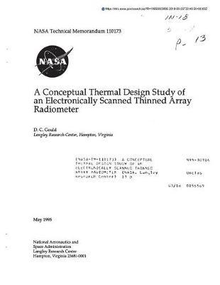 A Conceptual Thermal Design Study of an Electronically Scanned Thinned Array Radiometer