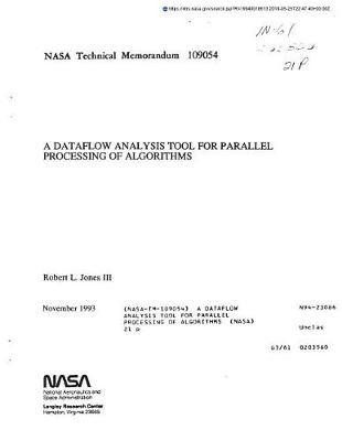 A Dataflow Analysis Tool for Parallel Processing of Algorithms