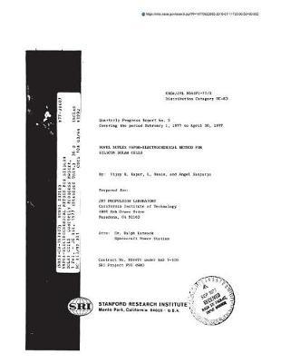 Novel Duplex Vapor-Electrochemical Method for Silicon Solar Cells