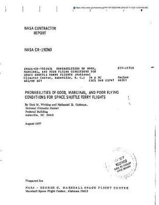 Probabilities of Good, Marginal, and Poor Flying Conditions for Space Shuttle Ferry Flights