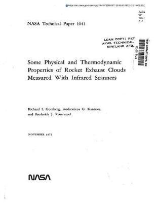 Some Physical and Thermodynamic Properties of Rocket Exhaust Clouds Measured with Infrared Scanners