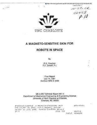 A Magneto-Sensitive Skin for Robots in Space