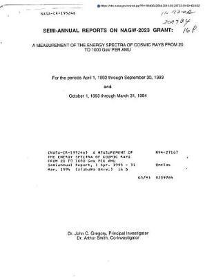 A Measurement of the Energy Spectra of Cosmic Rays from 20 to 1000 Gev Per Amu