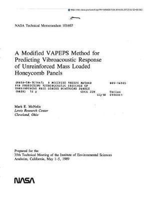 A Modified Vapeps Method for Predicting Vibroacoustic Response of Unreinforced Mass Loaded Honeycomb Panels