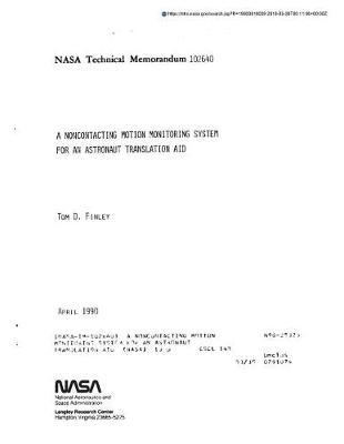 A Noncontacting Motion Monitoring System for an Astronaut Translation Aid