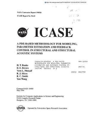 A Pde-Based Methodology for Modeling, Parameter Estimation and Feedback Control in Structural and Structural Acoustic Systems