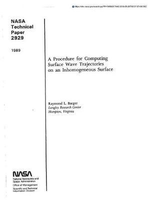 A Procedure for Computing Surface Wave Trajectories on an Inhomogeneous Surface