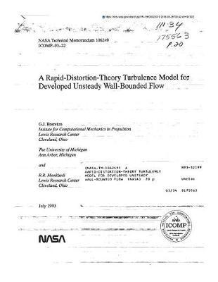 A Rapid-Distortion-Theory Turbulence Model for Developed Unsteady Wall-Bounded Flow