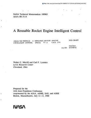 A Reusable Rocket Engine Intelligen Control