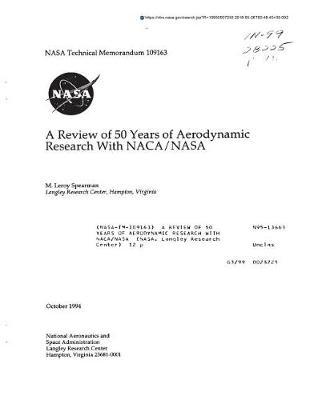 A Review of 50 Years of Aerodynamic Research with Naca/NASA