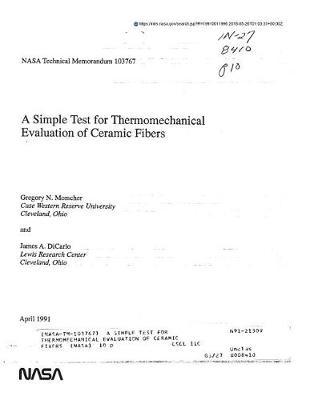 A Simple Test for Thermomechanical Evaluation of Ceramic Fibers
