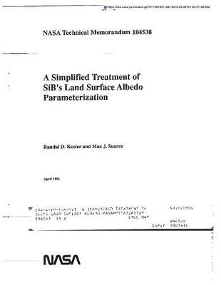 A Simplified Treatment of Sib's Land Surface Albedo Parameterization