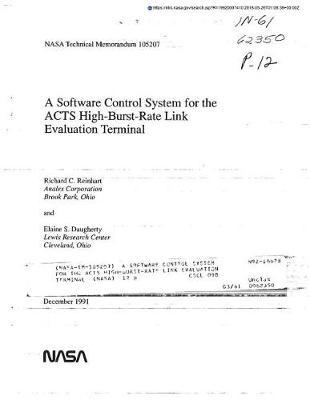 A Software Control System for the Acts High-Burst-Rate Link Evaluation Terminal