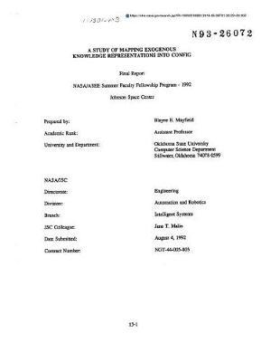 A Study of Mapping Exogenous Knowledge Representations Into Config