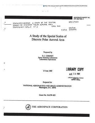 A Study of the Spatial Scales of Discrete Polar Auroral Arcs