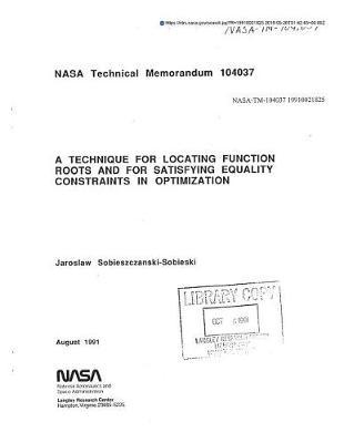 A Technique for Locating Function Roots and for Satisfying Equality Constraints in Optimization