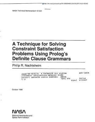 A Technique for Solving Constraint Satisfaction Problems Using Prolog's Definite Clause Grammars