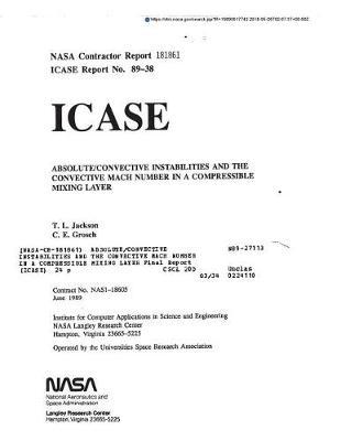 Absolute/Convective Instabilities and the Convective Mach Number in a Compressible Mixing Layer