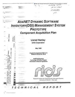 Adanet Dynamic Software Inventory (Dsi) Prototype Component Acquisition Plan