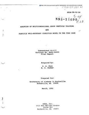 Adaptation of Multidimensional Group Particle Tracking and Particle Wall-Boundary Condition Model to the Fdns Code