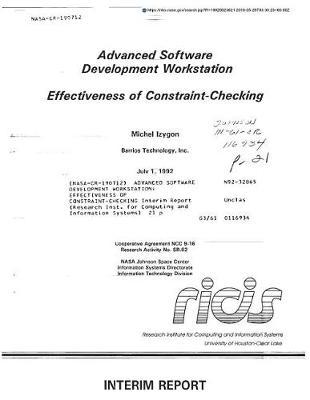Advanced Software Development Workstation: Effectiveness of Constraint-Checking. Spaceflight Simulation and Planning