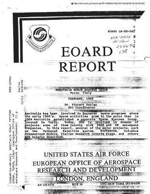 Aeritalia Space Systems Group, Turin, Italy