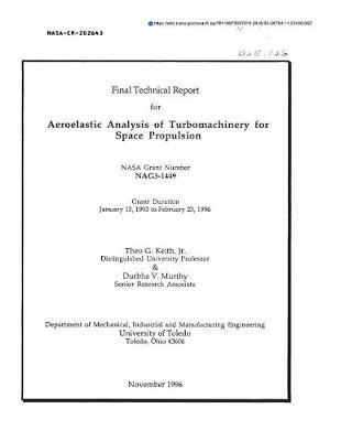 Aeroelastic Analysis of Turbomachinery for Space Propulsion