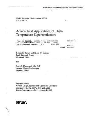 Aeronautical Applications of High-Temperature Superconductors