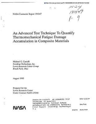 An Advanced Test Technique to Quantify Thermomechanical Fatigue Damage Accumulation in Composite Materials