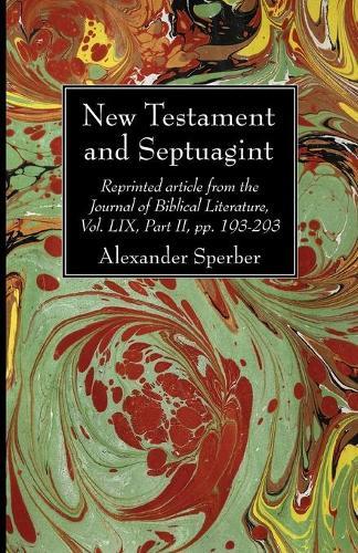 New Testament and Septuagint