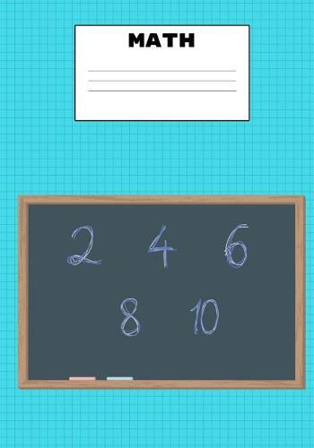 Math: 7x10 inch 100 Page 4x4 Quad rule Graph paper (four squares per inch) Computation Notebook. Perfect for Back to School for Math and Science.