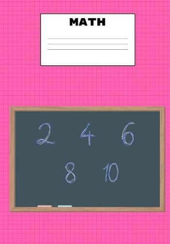 Math: 7x10 inch 100 Page 4x4 Quad rule Graph paper (four squares per inch) Computation Notebook with glossy cover and name label. Perfect for Back to School for Math and Science.