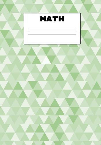 Math: 7x10 inch 100 Page with 5x5 Graph paper (five squares per inch) Computation Notebook with Glossy cover and name label. Perfect for Math and Science when you're Back to School.