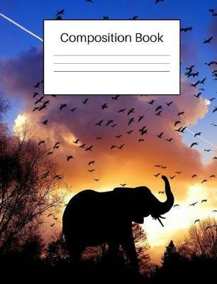 Composition Book: Elephant in the Jungle Notebook