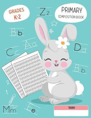 Primary Composition Book: Primary Lined with Dotted Midline Handwriting Practice Paper Notebook for Kids Grades K-2 First Grade Kindergarten School Exercise Book 120 Pages, 8.5 x11
