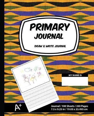 Primary Journal: African Fabric (2), Composition Draw & Write Journal, 7.5 in X 9.25 In, Soft Durable Cover, 100 Sheets, K-2nd Grade [primary Journals]