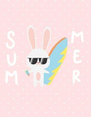 Summer: Time to Surf Cover and and Lined Pages, Extra Large (8.5 X 11) Inches, 110 Pages, White Paper