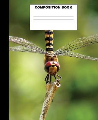 Dragonfly Composition Book: Dragonfly Composition Notebook. 132 Pages Wide Ruled 7.5x9.25