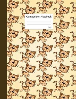 Cat Composition Notebook: Modern Cartoon Animal College Ruled Book for School and Work, Journaling and Writing Notes for Girls, Boys and Teens, for Students and Teachers