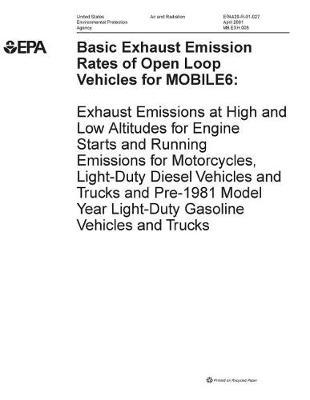 Basic Exhaust Emission Rates of Open Loop Vehicles for Mobile6