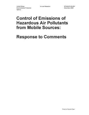 Control of Emissions of Hazardous Air Pollutants from Mobile Sources Response to Comments
