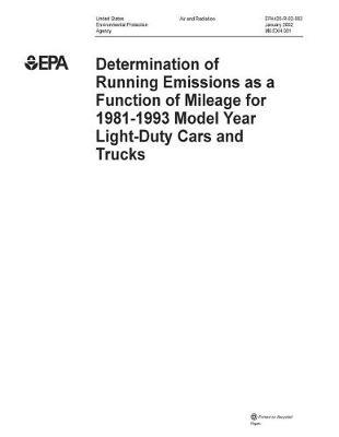 Determination of Running Emissions as a Function of Mileage for 1981-1993 Model Year Light-Duty Cars and Trucks