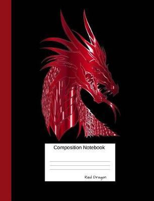 Red Dragon Composition Notebook: Graph Paper Book for Girls, Boys and Teens, for Students and Teachers, for School and Work, Journaling and Writing Notes