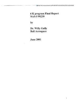 6 K Cryocooler Program