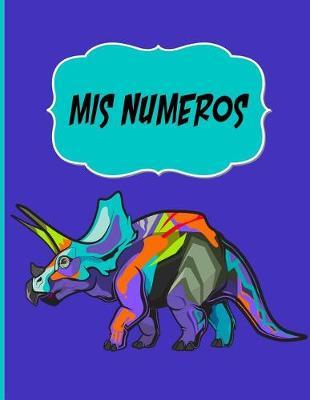 Mis Numeros Cuaderno Escolar con tema de Dinosaurios: Libreta Cuadriculada escolar/ tema Triceratops/ Ideal para practicar escritura numeros/ Hoja cuadros 0.5 in /120 paginas/8.5 x 11 in