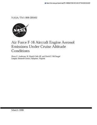 Air Force F-16 Aircraft Engine Aerosol Emissions Under Cruise Altitude Conditions